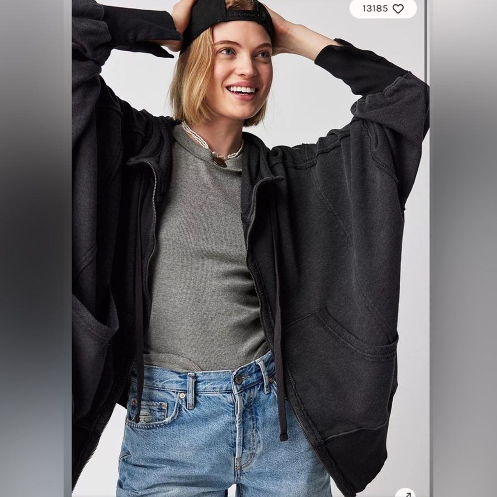 NWT We The Free Camden Hoodie - Black - Medium